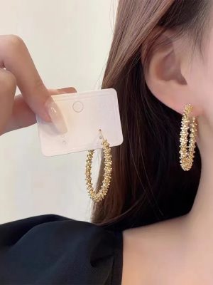 Minimalist Shimmering Grains Earrings|24K Gold