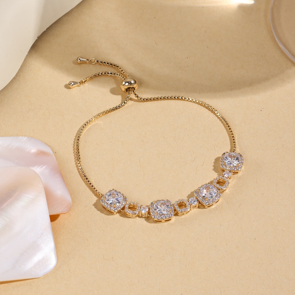 Stylish Wihte Diamond Bracelets |18K Gold